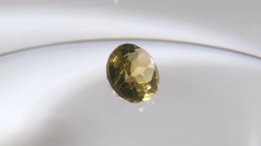 Işıltılı Citrus Gemstone Büyüleyici Işık Yansımaları