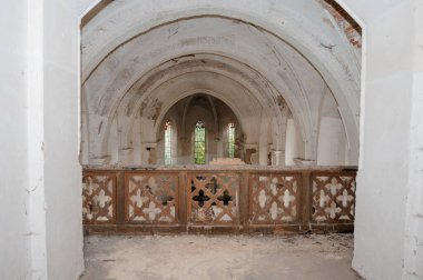 Abandoned Gothic Sanctuary: A Journey Through Time and Decay. clipart