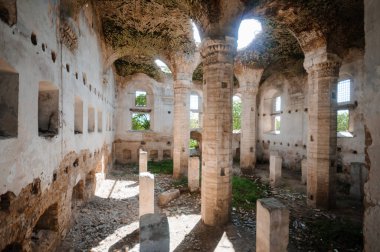 Terk Edilmiş Yapının Büyüleyici Harabeleri Doğal Işıkta Yıkanıyor.