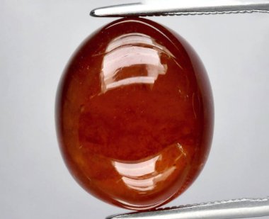Çekici Amber Gemstone Hassas Cımbızla Kaplanmış Stüdyo Işığı Altında.