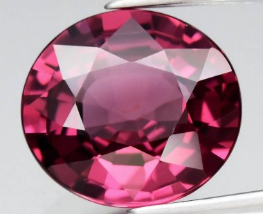 Zarif Yuvarlak Pembe Gemstone Parlayan Zarafet ve Parlaklık.