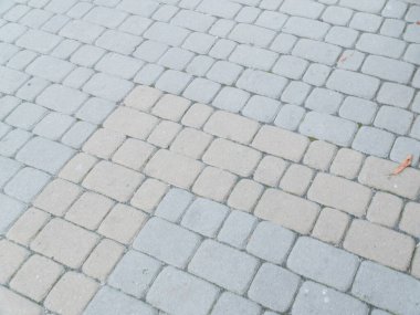 İnce Toprak Tonlarda Dokulu Pavers Desenli Mozaik.