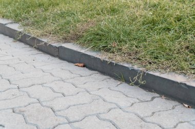 Grassy Edge ve Paved Pathway 'in Sakin Kavşağı.