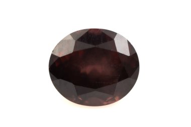 Çarpıcı Doğal Zirkon Gemstone Koyu Kırmızı Renkli ve Kesikli.