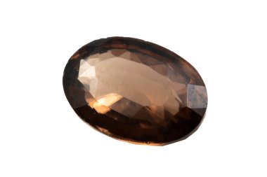 Doğal Kahverengi Zircon Gemstone Kesik ve Parıltılı.