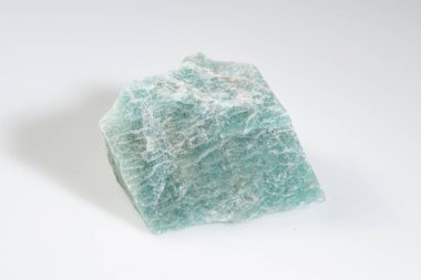 Dokuma Mavi-Yeşil Yüzeye sahip Doğal Amazon Taşı.