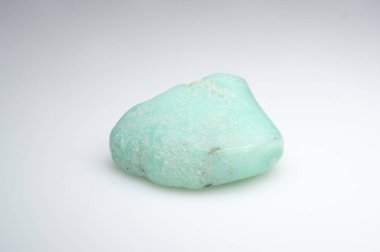 Doğal Krisopraz Gemstone Eşsiz Renklendirme ve Doku.