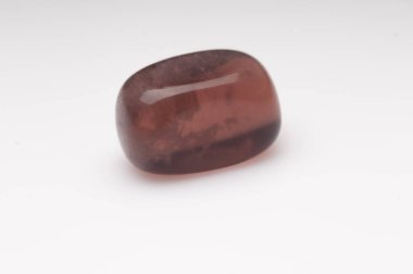 Güzel Doğal Florit Gemstone Şeffaf Mor ve Kahverengi Tonlar.