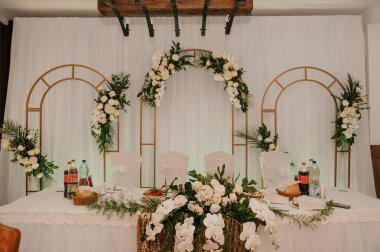 Zarif Çiçek Düğün Resepsiyonu.