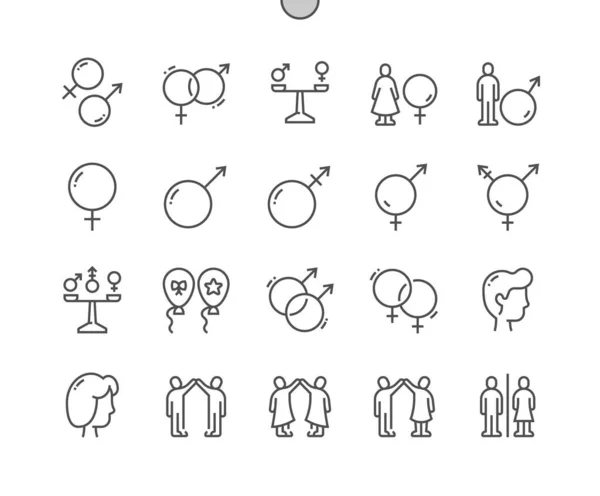 Género Identidad Sexual Hombre Mujer Andrógino Transgénero Lavabo Igualdad Género — Archivo Imágenes Vectoriales