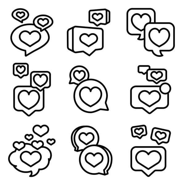 Kawaii Cute Heart Speach Bubble Coloring Page Emoticon Messaging Love