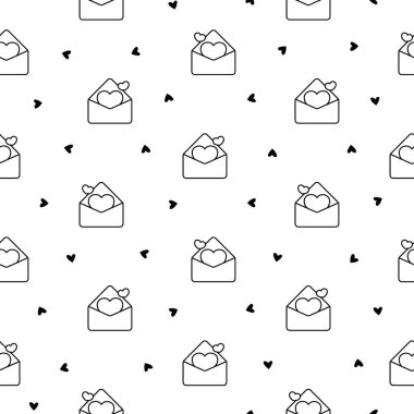 Mutlu bir yaşam tarzının güzel farklı unsurları ve karakterleri. Kusursuz desen. Boyama sayfası. El stili. Vektör çizimi. Tasarım süslemeleri.