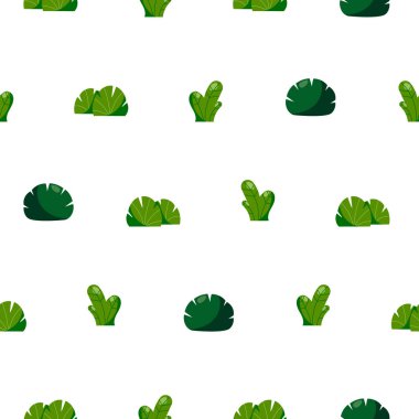 Çimen ve bitki yetiştirmek. Kusursuz desen. Çimenlik ve çayır ekilmiş. Vektör çizimi. Tasarım süslemeleri.