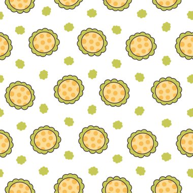 Süslü uyku yastığı. Kusursuz desen. İç tekstil. El çizimi stili. Vektör çizimi. Tasarım süslemeleri.