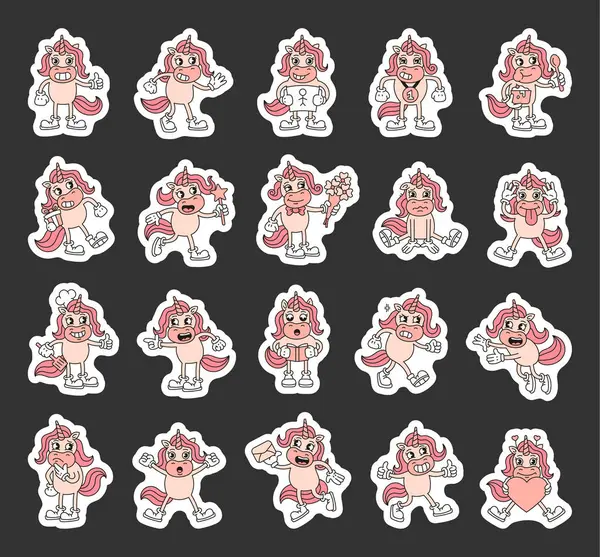 Duyguları olan komik tek boynuzlu at seti. Kalpleri, çiçekleri, kitabı, madalyayı ve mutfak aletlerini tutan. Aşkı, neşeyi, merakı, gururu ve büyüyü ifade eden.