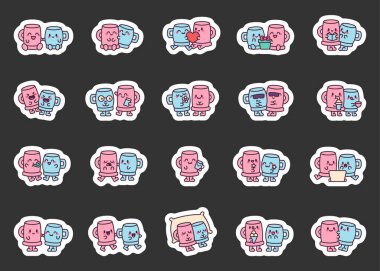 Romantik duygular, büyüleyici sarılmalar, komik hediyeler, büyülü anlar, mutlu öpücükler, güzel içkiler, doğum günü sürprizleri ve rahatlatıcı rüyalar gösteren enayi çiftler.