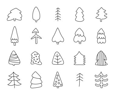 Ağaç çizgisi sanatı. Orman bitkilerinin dalları var. Doğal elementleri şekillendiriyor.