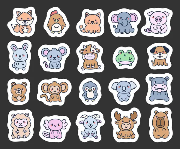 Tilki, tavuk, kedi, fil, domuz, tavşan, fare, inek, kurbağa, köpek, ayı, maymun, penguen, koala, su aygırı, koyun....