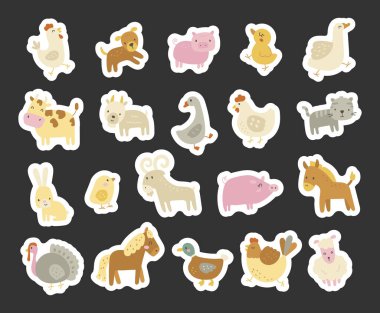 İskandinav tarzında bir çiftlik hayvanı çizgi filmi karakteri. Evcil memeliler ve kuşlar resimleriniz için komik pozlar veriyor. Çocuklar ve eğitici yaratıcı tasarım projeleri.