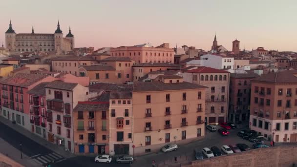 Veduta Aerea Dei Tetti Salamanca Spagna Filmati Alta Qualità — Video Stock