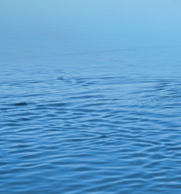 Water, blue ocean waves. 