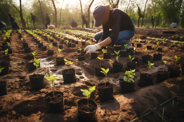 Planting Trees for a Sustainable Future: Community Garden and Environmental Conservation - Promoting Habitat Restoration and Community Engagement on Earth Day