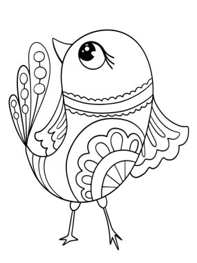  Çocuklar için karalama kitabı. Beyaz arkaplan vektörüne izole edilmiş hayali çizimler.