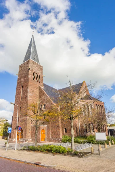 Igreja Histórica Oosterkerk Centro Kollum Holanda — Fotografia de Stock