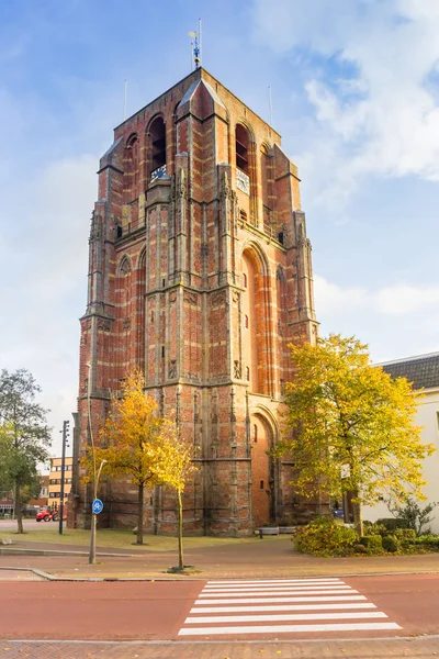 Torre Histórica Inacabada Iglesia Oldehove Leeuwarden Países Bajos —  Fotos de Stock