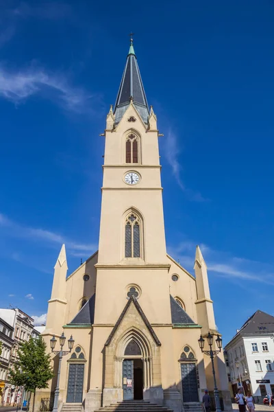 Voorzijde Van Anthony Kerk Historische Stad Liberec Tsjechië — Stockfoto