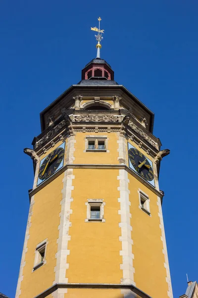 Toren Van Het Historische Stadhuis Kothen Anhalt Duitsland — Stockfoto