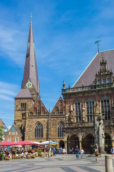 Tower Liebfrauenkirche Church Bremen Germany — стокове фото