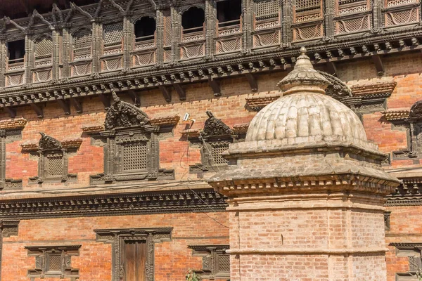 Ventanas Palacio Plaza Durbar Bhaktapur Nepal —  Fotos de Stock