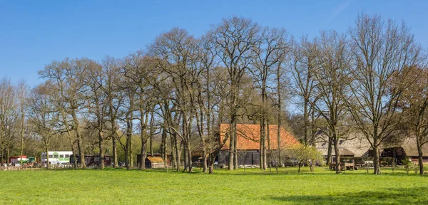Panorama Van Een Oude Boerderij Orvelte Nederland — Stockfoto