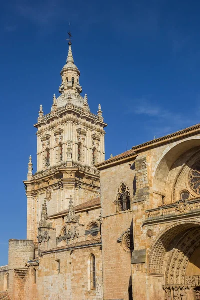 stock image Tower of the historic cathedral in Burgo de Osma, Spain