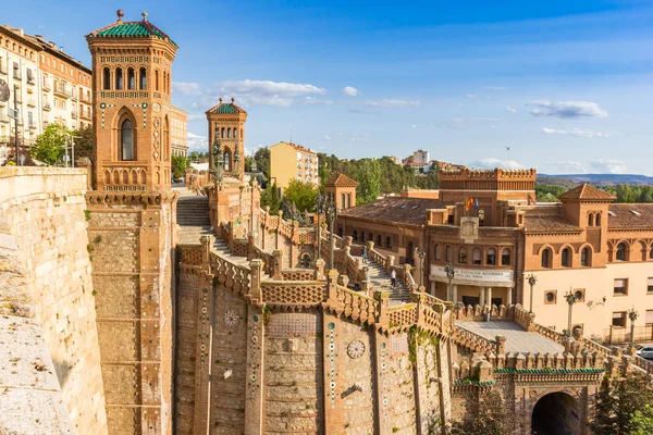 Spanya Teruel Mudejar Tarihi Oval Merdivenler — Stok fotoğraf