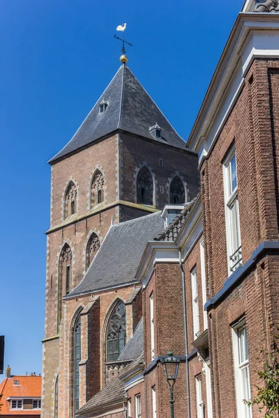Tower Buitenkerk Church Kampen Netherlands — стокове фото