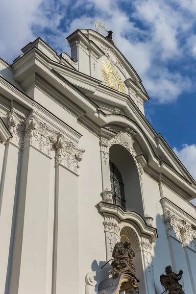 Gevel Van Kerk Het Klooster Strahov Praag Tsjechië — Stockfoto