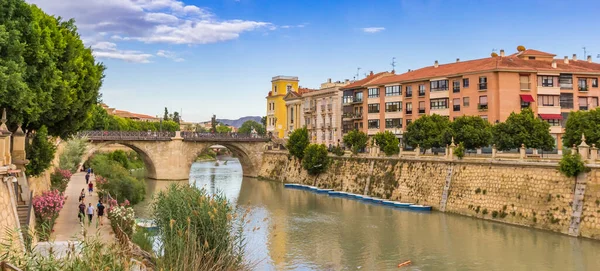 Spanya Nın Tarihi Merkezi Murcia Daki Bulvarın Panoraması — Stok fotoğraf