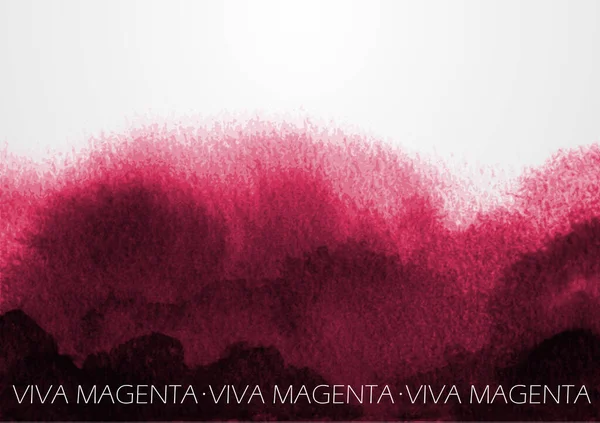 Колір Року 2023 Абстрактний Живопис Пурпуровим Чорнилом Білому Тлі Векторна — стоковий вектор