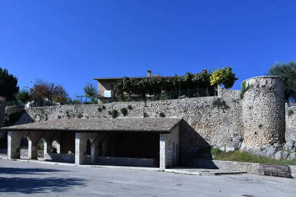 Antiguo Lavadero Boville Ernica Una Ciudad Histórica Provincia Frosinone — Foto de Stock
