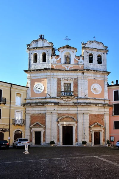 Église Atina Une Ville Historique Dans Province Frosinone Italie — Photo