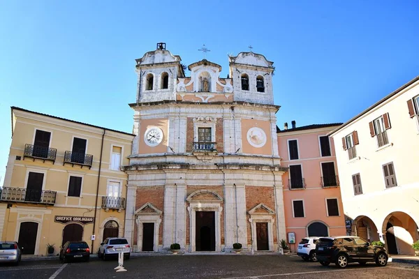 Iglesia Atina Una Ciudad Histórica Provincia Frosinone Italia —  Fotos de Stock