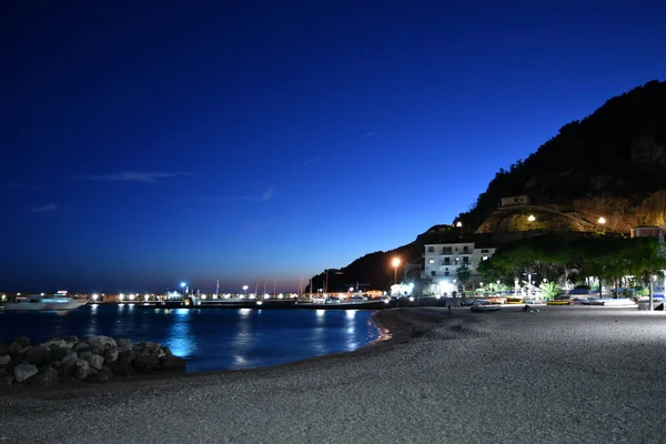 Spiaggia Cetara Comune Della Provincia Salerno — Foto Stock
