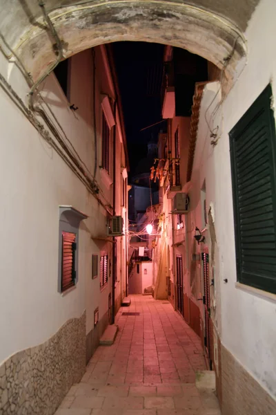 Eine Gasse Cetara Einem Dorf Der Provinz Salerno Italien — Stockfoto
