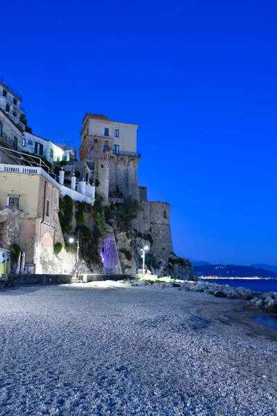 Stranden Cetara Provinsen Salerno Italien — Stockfoto