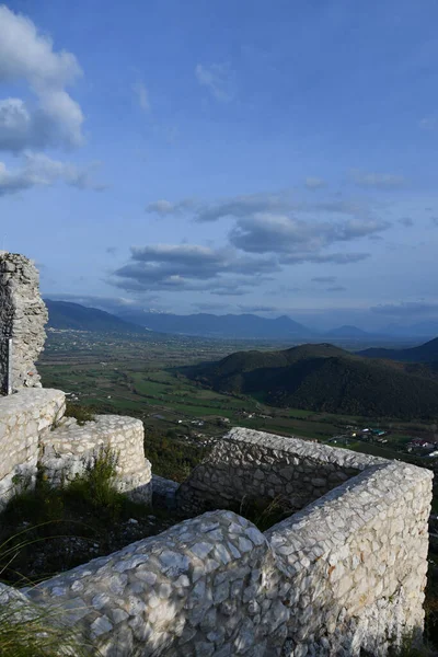 Das Tal Von Einem Römischen Amphitheater Aus Gesehen Auf Einem — Stockfoto