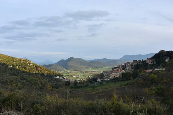 Campo Torno Pietravairano Uma Pequena Aldeia Província Caserta Itália — Fotografia de Stock