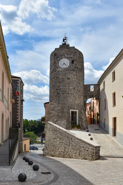Malé Náměstí Ruviano Malá Vesnice Provincii Caserta Itálii — Stock fotografie