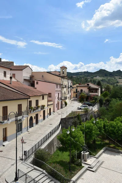 イタリアのカゼルタ州の小さな村 Ruvianoの風景 — ストック写真